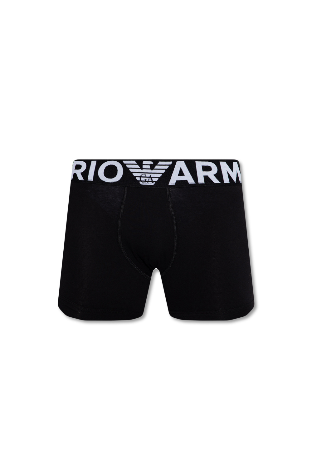 SchaferandweinerShops SX Emporio Armani Kids Strampler mit Logo Print Nude Black Boxers with logo Emporio Armani